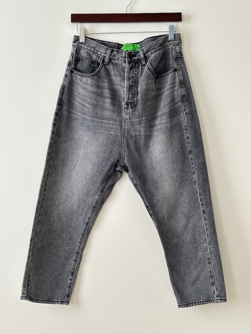 Free People SR vs. Sandrine Rose The Virgin Label Gray Jeans Size 26